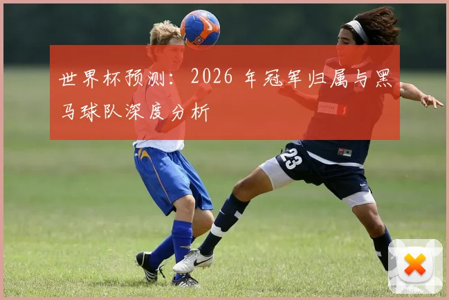 世界杯预测：2026 年冠军归属与黑马球队深度分析